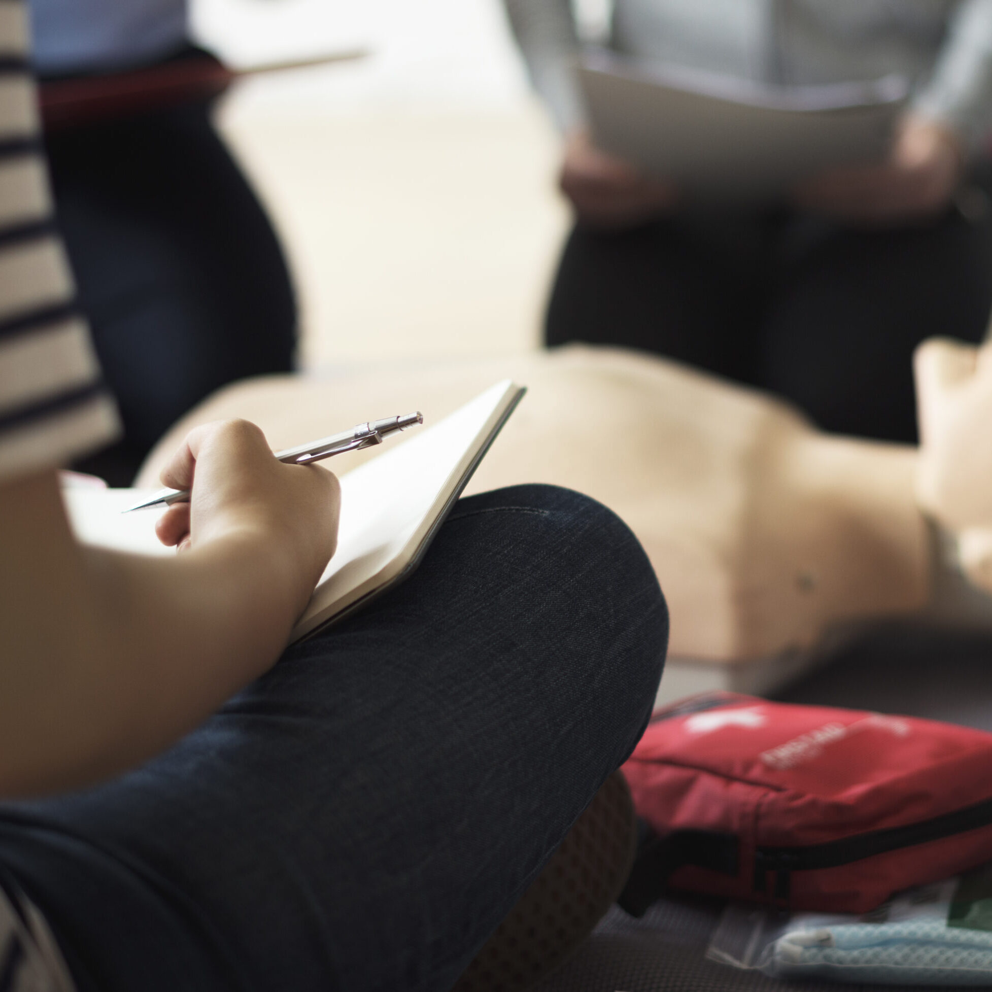 CPR First Aid Training Concept